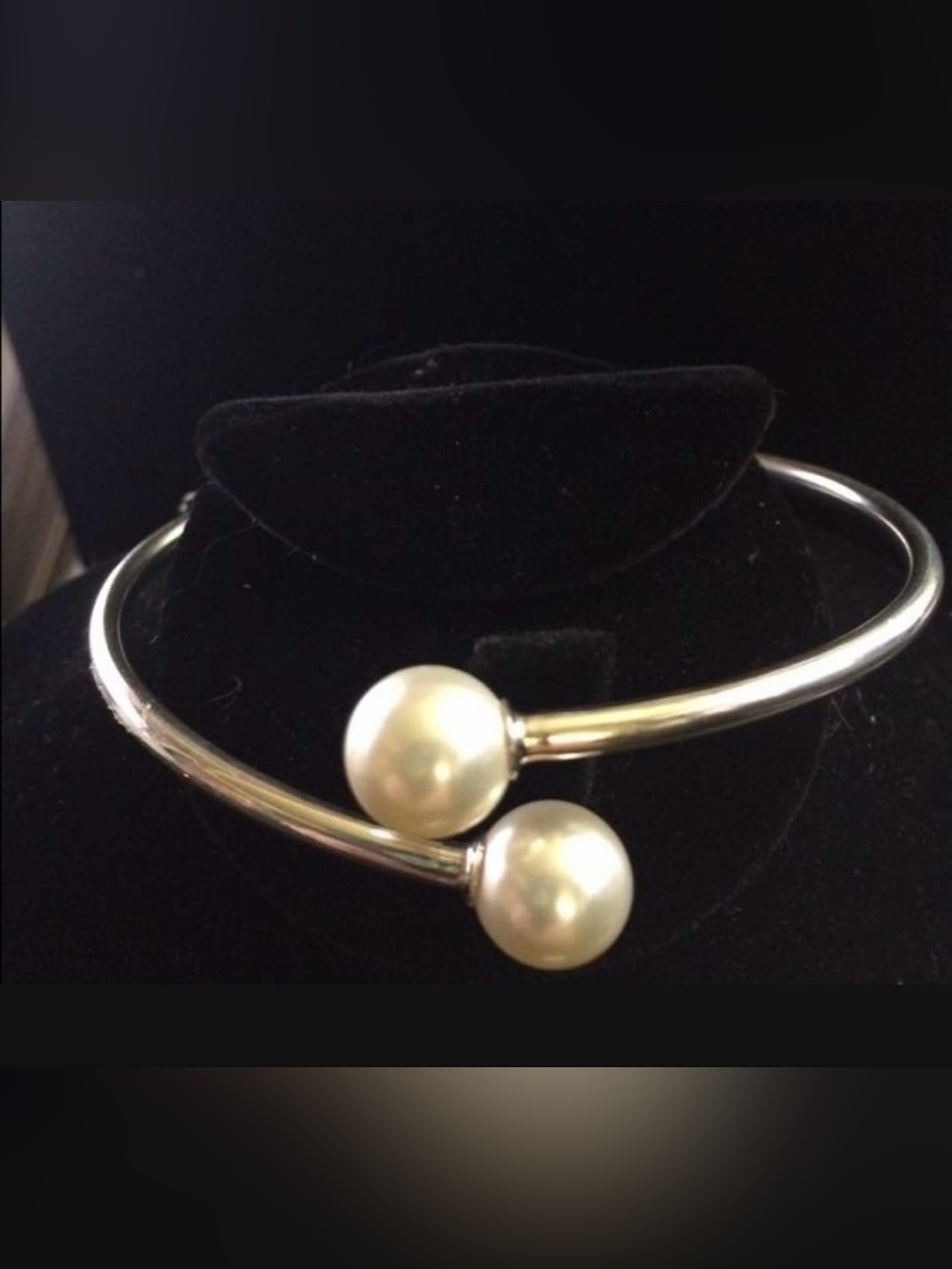 Sterling Silver and Vintage Pearl Bracelet